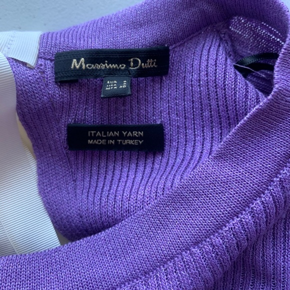 Massimo Dutti purple sweater - Picture 3 of 6
